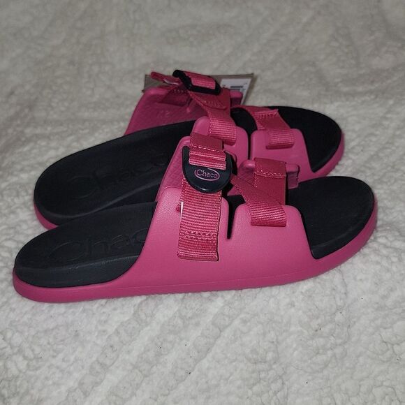 NWT Chaco K's Chillos Youth Active Magenta Adjustable Strap Sandals Size 2 - Picture 4 of 11